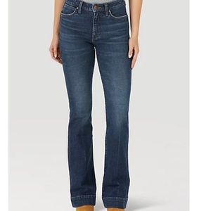 WOMENS RETRO PREMIUM TROUSER JEAN:SARA:31:36